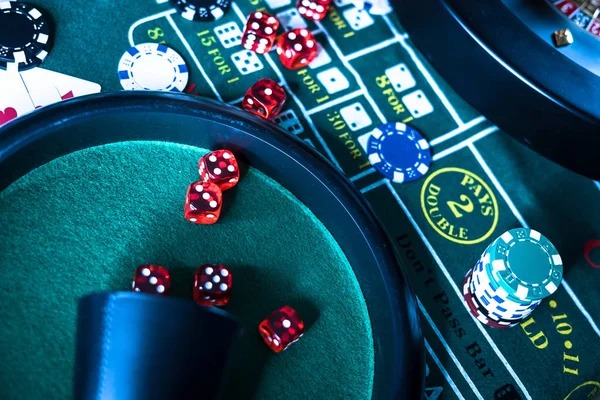 Blackjack hand example with cards
